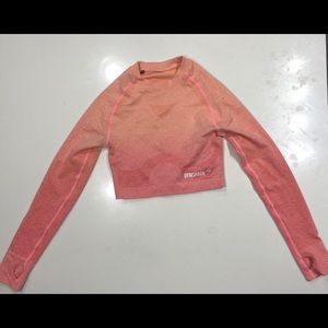 Gymshark ombré crop top